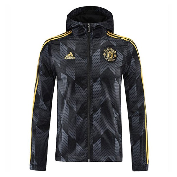 Rompevientos Manchester United 2022 2023 Gris Negro